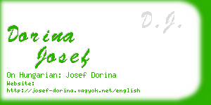 dorina josef business card